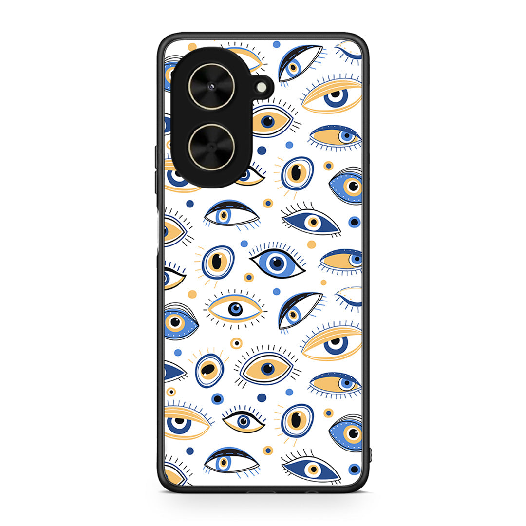 Xiaomi Poco C71 Ftou Ftou θήκη από τη Smartfits με σχέδιο στο πίσω μέρος και μαύρο περίβλημα | Smartphone case with colorful back and black bezels by Smartfits