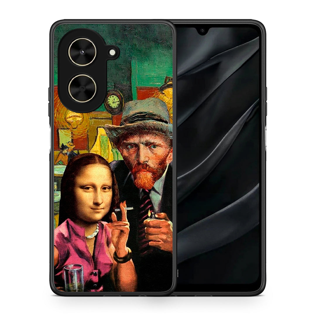 Θήκη Xiaomi Poco C71 Funny Art από τη Smartfits με σχέδιο στο πίσω μέρος και μαύρο περίβλημα | Xiaomi Poco C71 Funny Art case with colorful back and black bezels
