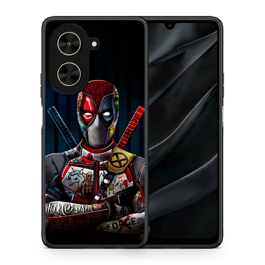 Θήκη Xiaomi Poco C71 Funny Guy από τη Smartfits με σχέδιο στο πίσω μέρος και μαύρο περίβλημα | Xiaomi Poco C71 Funny Guy case with colorful back and black bezels