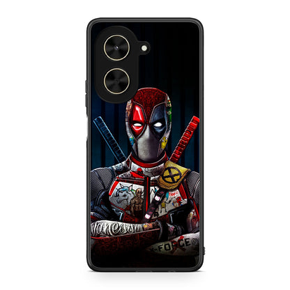 Xiaomi Poco C71 Funny Guy θήκη από τη Smartfits με σχέδιο στο πίσω μέρος και μαύρο περίβλημα | Smartphone case with colorful back and black bezels by Smartfits