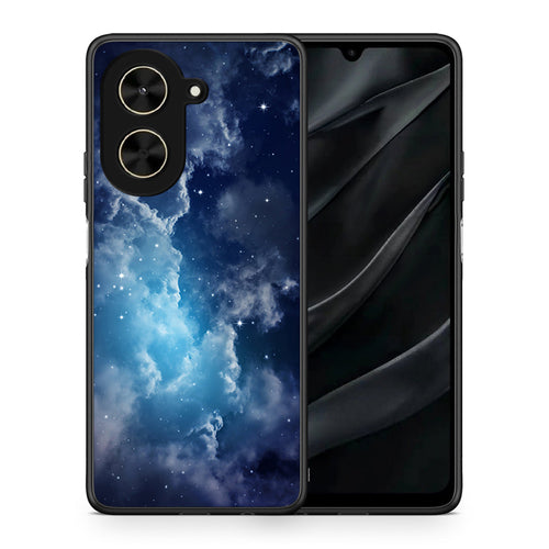 Θήκη Xiaomi Poco C71 Blue Sky Galaxy από τη Smartfits με σχέδιο στο πίσω μέρος και μαύρο περίβλημα | Xiaomi Poco C71 Blue Sky Galaxy case with colorful back and black bezels