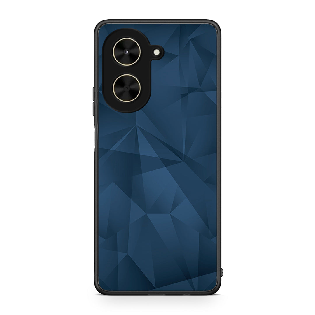 39 - Xiaomi Poco C71 Blue Abstract Geometric case, cover, bumper