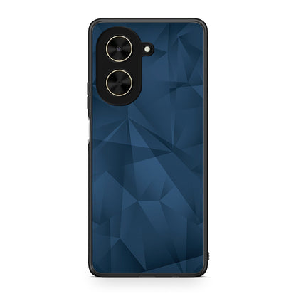39 - Xiaomi Poco C71 Blue Abstract Geometric case, cover, bumper