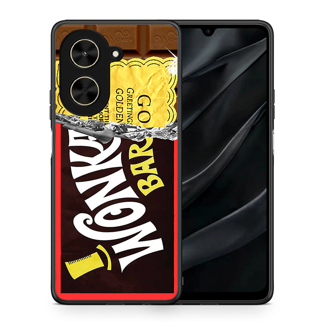 Θήκη Xiaomi Poco C71 Golden Ticket από τη Smartfits με σχέδιο στο πίσω μέρος και μαύρο περίβλημα | Xiaomi Poco C71 Golden Ticket case with colorful back and black bezels