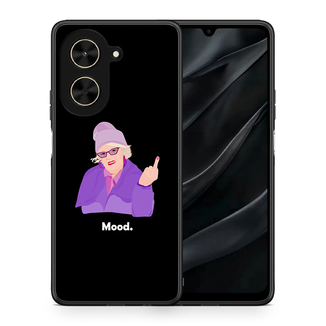 Θήκη Xiaomi Poco C71 Grandma Mood Black από τη Smartfits με σχέδιο στο πίσω μέρος και μαύρο περίβλημα | Xiaomi Poco C71 Grandma Mood Black case with colorful back and black bezels