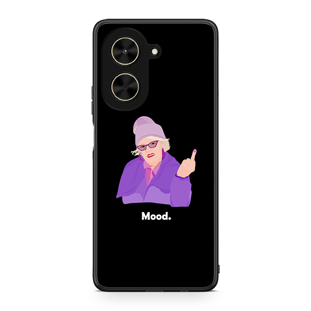 Xiaomi Poco C71 Grandma Mood Black θήκη από τη Smartfits με σχέδιο στο πίσω μέρος και μαύρο περίβλημα | Smartphone case with colorful back and black bezels by Smartfits