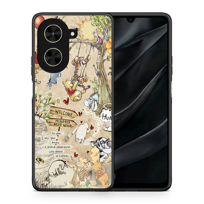 Θήκη Xiaomi Poco C71 Happy Friends από τη Smartfits με σχέδιο στο πίσω μέρος και μαύρο περίβλημα | Xiaomi Poco C71 Happy Friends case with colorful back and black bezels