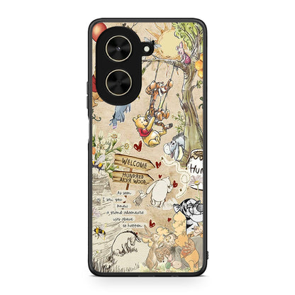 Xiaomi Poco C71 Happy Friends θήκη από τη Smartfits με σχέδιο στο πίσω μέρος και μαύρο περίβλημα | Smartphone case with colorful back and black bezels by Smartfits