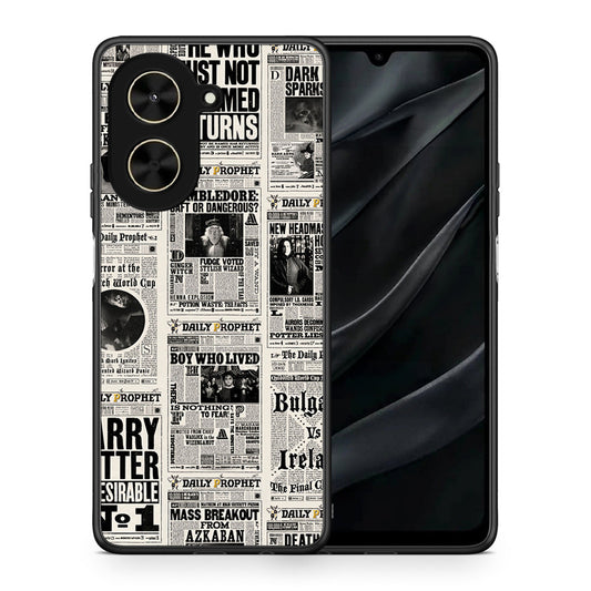 Θήκη Xiaomi Poco C71 Harry Paper από τη Smartfits με σχέδιο στο πίσω μέρος και μαύρο περίβλημα | Xiaomi Poco C71 Harry Paper case with colorful back and black bezels