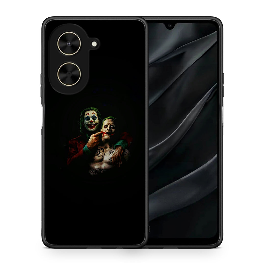 Θήκη Xiaomi Poco C71 Clown Hero από τη Smartfits με σχέδιο στο πίσω μέρος και μαύρο περίβλημα | Xiaomi Poco C71 Clown Hero case with colorful back and black bezels