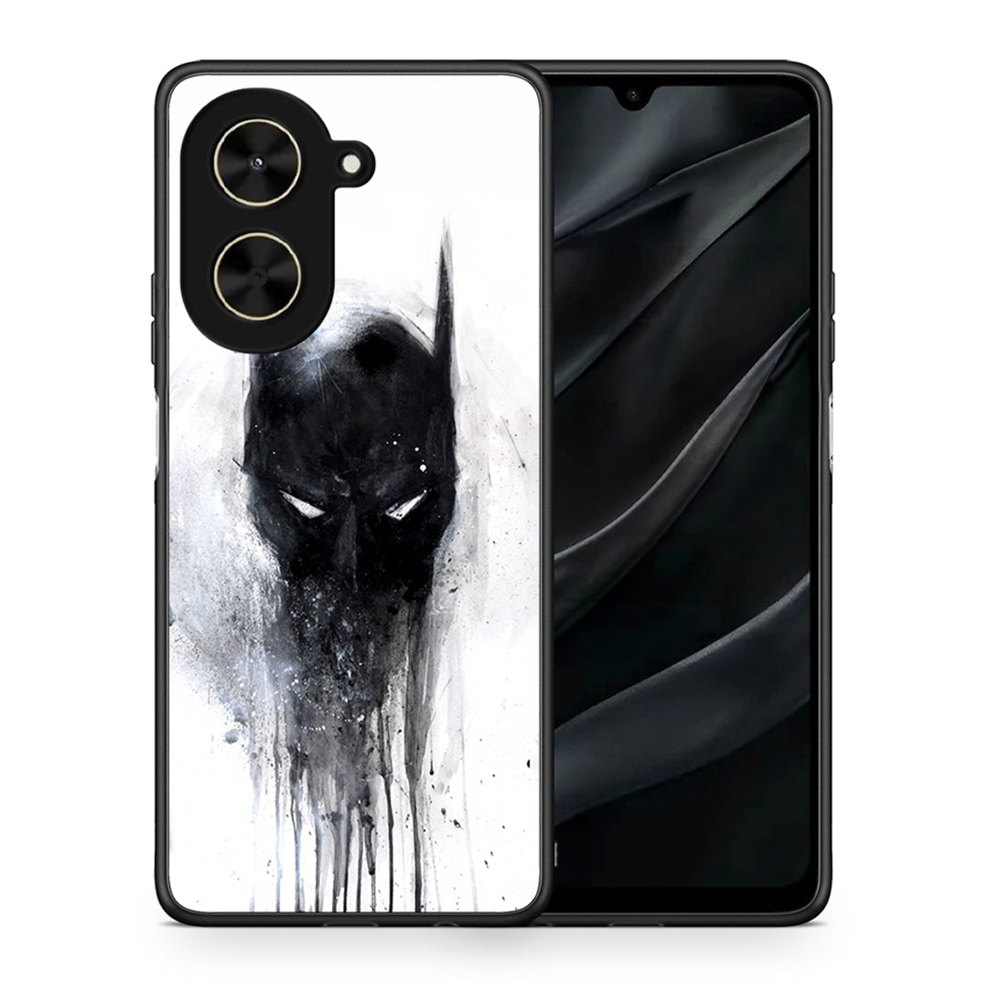 Θήκη Xiaomi Poco C71 Paint Bat Hero από τη Smartfits με σχέδιο στο πίσω μέρος και μαύρο περίβλημα | Xiaomi Poco C71 Paint Bat Hero case with colorful back and black bezels
