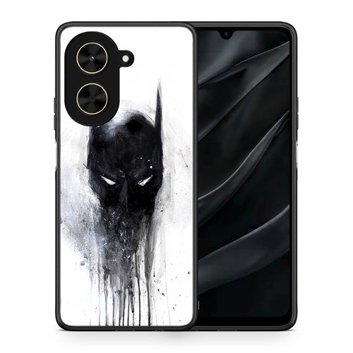 Θήκη Xiaomi Poco C71 Paint Bat Hero από τη Smartfits με σχέδιο στο πίσω μέρος και μαύρο περίβλημα | Xiaomi Poco C71 Paint Bat Hero case with colorful back and black bezels