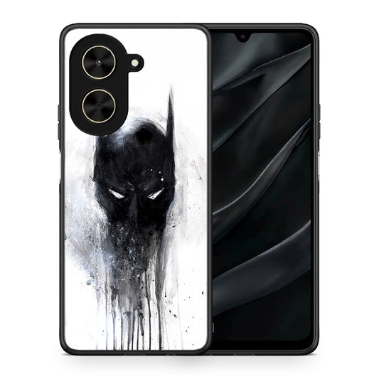 Θήκη Xiaomi Poco C71 Paint Bat Hero από τη Smartfits με σχέδιο στο πίσω μέρος και μαύρο περίβλημα | Xiaomi Poco C71 Paint Bat Hero case with colorful back and black bezels
