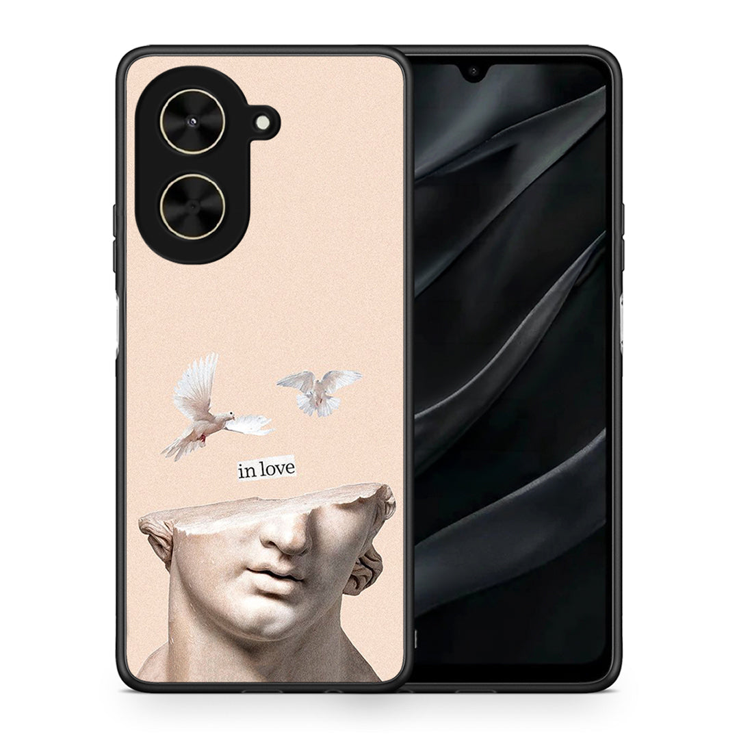 Θήκη Xiaomi Poco C71 In Love από τη Smartfits με σχέδιο στο πίσω μέρος και μαύρο περίβλημα | Xiaomi Poco C71 In Love case with colorful back and black bezels