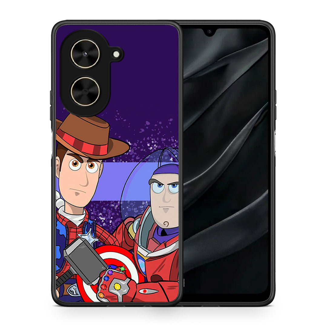 Θήκη Xiaomi Poco C71 Infinity Story από τη Smartfits με σχέδιο στο πίσω μέρος και μαύρο περίβλημα | Xiaomi Poco C71 Infinity Story case with colorful back and black bezels