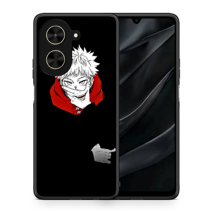 Θήκη Xiaomi Poco C71 Itadori Anime από τη Smartfits με σχέδιο στο πίσω μέρος και μαύρο περίβλημα | Xiaomi Poco C71 Itadori Anime case with colorful back and black bezels