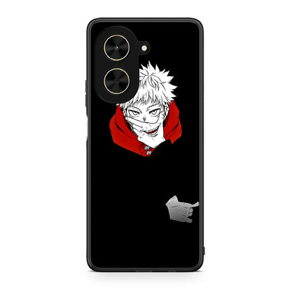 Xiaomi Poco C71 Itadori Anime θήκη από τη Smartfits με σχέδιο στο πίσω μέρος και μαύρο περίβλημα | Smartphone case with colorful back and black bezels by Smartfits
