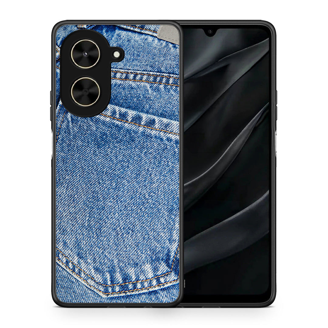 Θήκη Xiaomi Poco C71 Jeans Pocket από τη Smartfits με σχέδιο στο πίσω μέρος και μαύρο περίβλημα | Xiaomi Poco C71 Jeans Pocket case with colorful back and black bezels