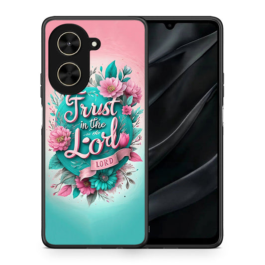 Θήκη Xiaomi Poco C71 Lord Trust από τη Smartfits με σχέδιο στο πίσω μέρος και μαύρο περίβλημα | Xiaomi Poco C71 Lord Trust case with colorful back and black bezels