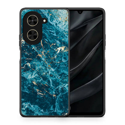 Θήκη Xiaomi Poco C71 Marble Blue από τη Smartfits με σχέδιο στο πίσω μέρος και μαύρο περίβλημα | Xiaomi Poco C71 Marble Blue case with colorful back and black bezels