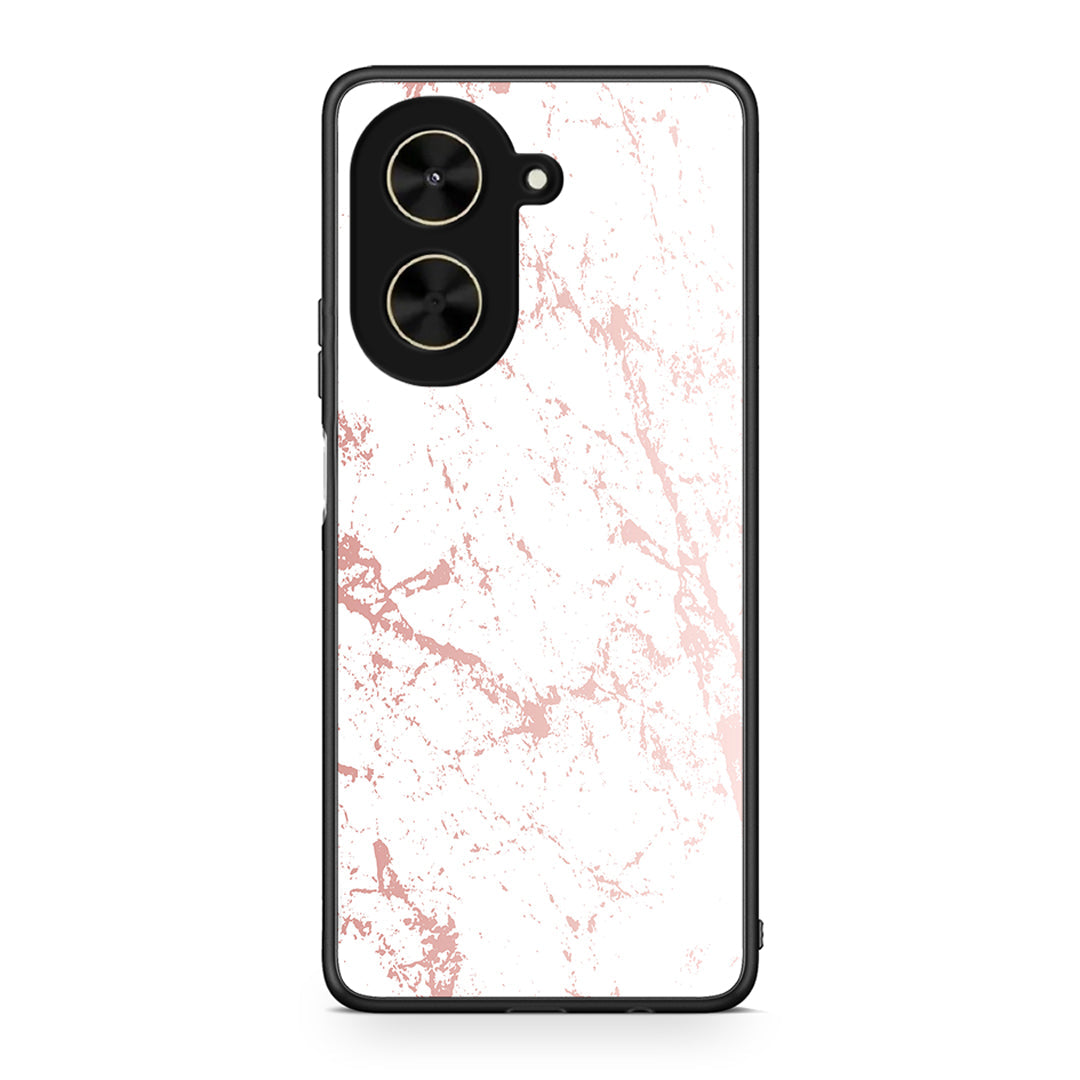116 - Xiaomi Poco C71 Pink Splash Marble case, cover, bumper