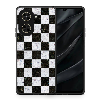Θήκη Xiaomi Poco C71 Square Geometric Marble από τη Smartfits με σχέδιο στο πίσω μέρος και μαύρο περίβλημα | Xiaomi Poco C71 Square Geometric Marble case with colorful back and black bezels