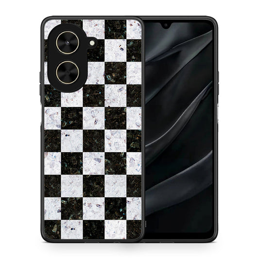 Θήκη Xiaomi Poco C71 Square Geometric Marble από τη Smartfits με σχέδιο στο πίσω μέρος και μαύρο περίβλημα | Xiaomi Poco C71 Square Geometric Marble case with colorful back and black bezels