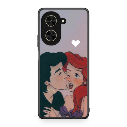 Xiaomi Poco C71 Mermaid Love Θήκη Αγίου Βαλεντίνου από τη Smartfits με σχέδιο στο πίσω μέρος και μαύρο περίβλημα | Smartphone case with colorful back and black bezels by Smartfits