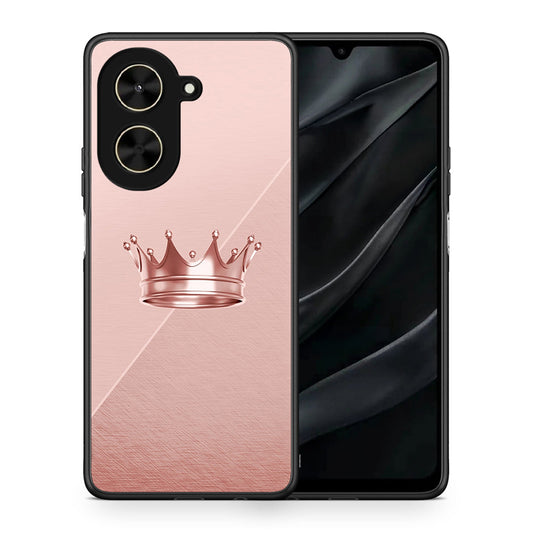 Θήκη Xiaomi Poco C71 Crown Minimal από τη Smartfits με σχέδιο στο πίσω μέρος και μαύρο περίβλημα | Xiaomi Poco C71 Crown Minimal case with colorful back and black bezels