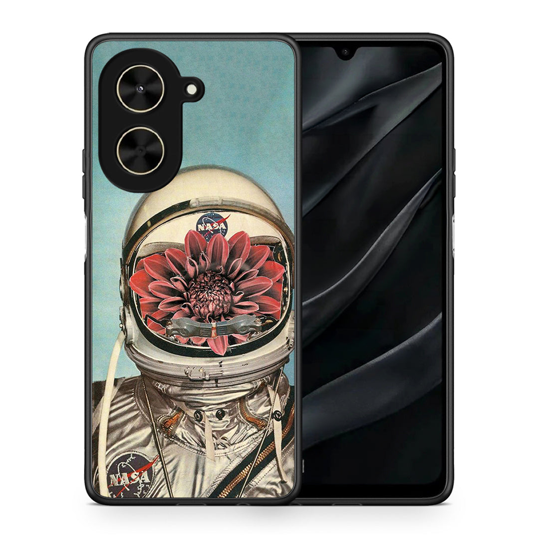 Θήκη Xiaomi Poco C71 Nasa Bloom από τη Smartfits με σχέδιο στο πίσω μέρος και μαύρο περίβλημα | Xiaomi Poco C71 Nasa Bloom case with colorful back and black bezels