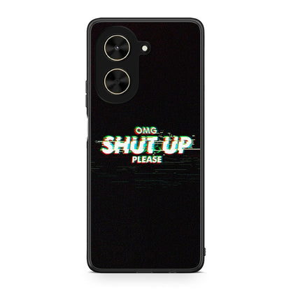 Xiaomi Poco C71 OMG ShutUp θήκη από τη Smartfits με σχέδιο στο πίσω μέρος και μαύρο περίβλημα | Smartphone case with colorful back and black bezels by Smartfits