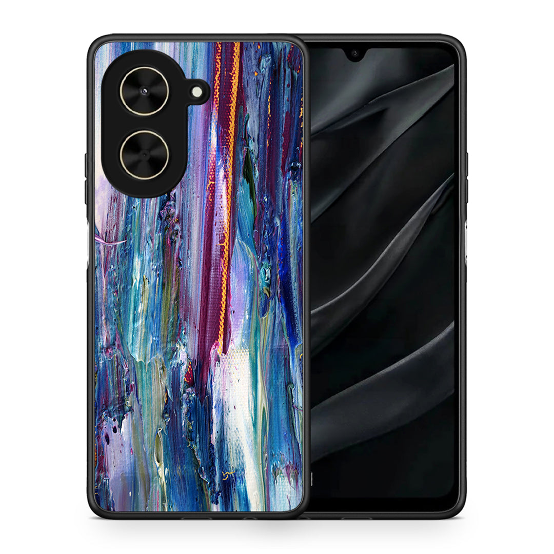 Θήκη Xiaomi Poco C71 Winter Paint από τη Smartfits με σχέδιο στο πίσω μέρος και μαύρο περίβλημα | Xiaomi Poco C71 Winter Paint case with colorful back and black bezels