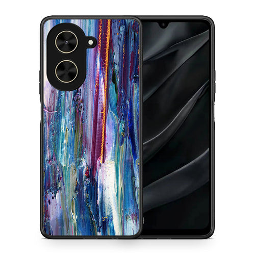 Θήκη Xiaomi Poco C71 Winter Paint από τη Smartfits με σχέδιο στο πίσω μέρος και μαύρο περίβλημα | Xiaomi Poco C71 Winter Paint case with colorful back and black bezels