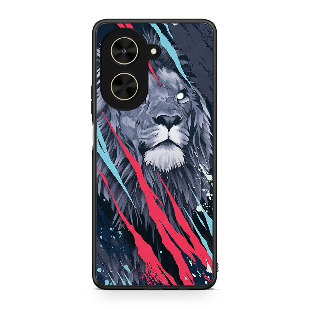 4 - Xiaomi Poco C71 Lion Designer PopArt case, cover, bumper