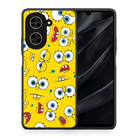 Θήκη Xiaomi Poco C71 Sponge PopArt από τη Smartfits με σχέδιο στο πίσω μέρος και μαύρο περίβλημα | Xiaomi Poco C71 Sponge PopArt case with colorful back and black bezels