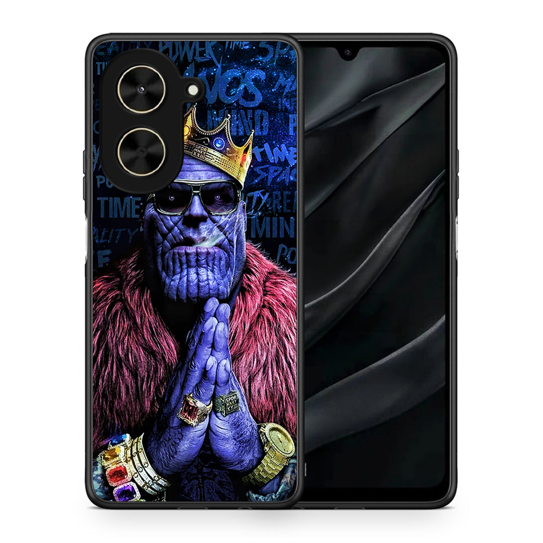 Θήκη Xiaomi Poco C71 Thanos PopArt από τη Smartfits με σχέδιο στο πίσω μέρος και μαύρο περίβλημα | Xiaomi Poco C71 Thanos PopArt case with colorful back and black bezels