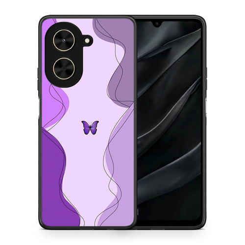 Purple Mariposa - Xiaomi Poco C71 θήκη