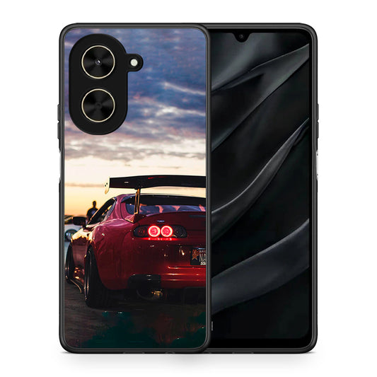 Θήκη Xiaomi Poco C71 Racing Supra από τη Smartfits με σχέδιο στο πίσω μέρος και μαύρο περίβλημα | Xiaomi Poco C71 Racing Supra case with colorful back and black bezels