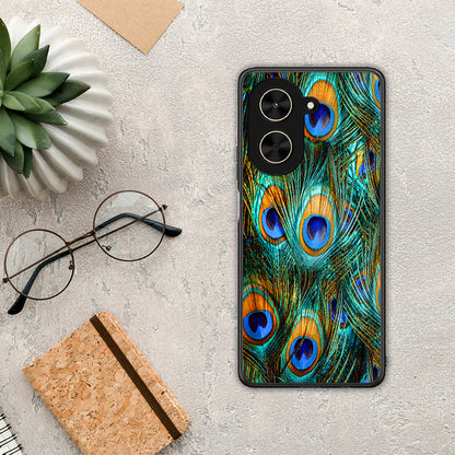 Real Peacock Feathers - Xiaomi Poco C71 θήκη