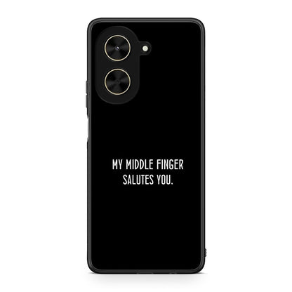 Xiaomi Poco C71 Salute θήκη από τη Smartfits με σχέδιο στο πίσω μέρος και μαύρο περίβλημα | Smartphone case with colorful back and black bezels by Smartfits