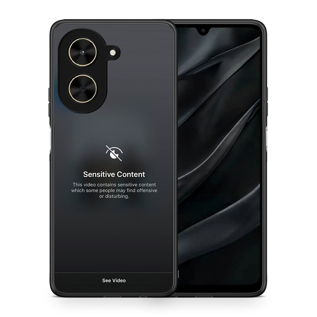 Θήκη Xiaomi Poco C71 Sensitive Content από τη Smartfits με σχέδιο στο πίσω μέρος και μαύρο περίβλημα | Xiaomi Poco C71 Sensitive Content case with colorful back and black bezels