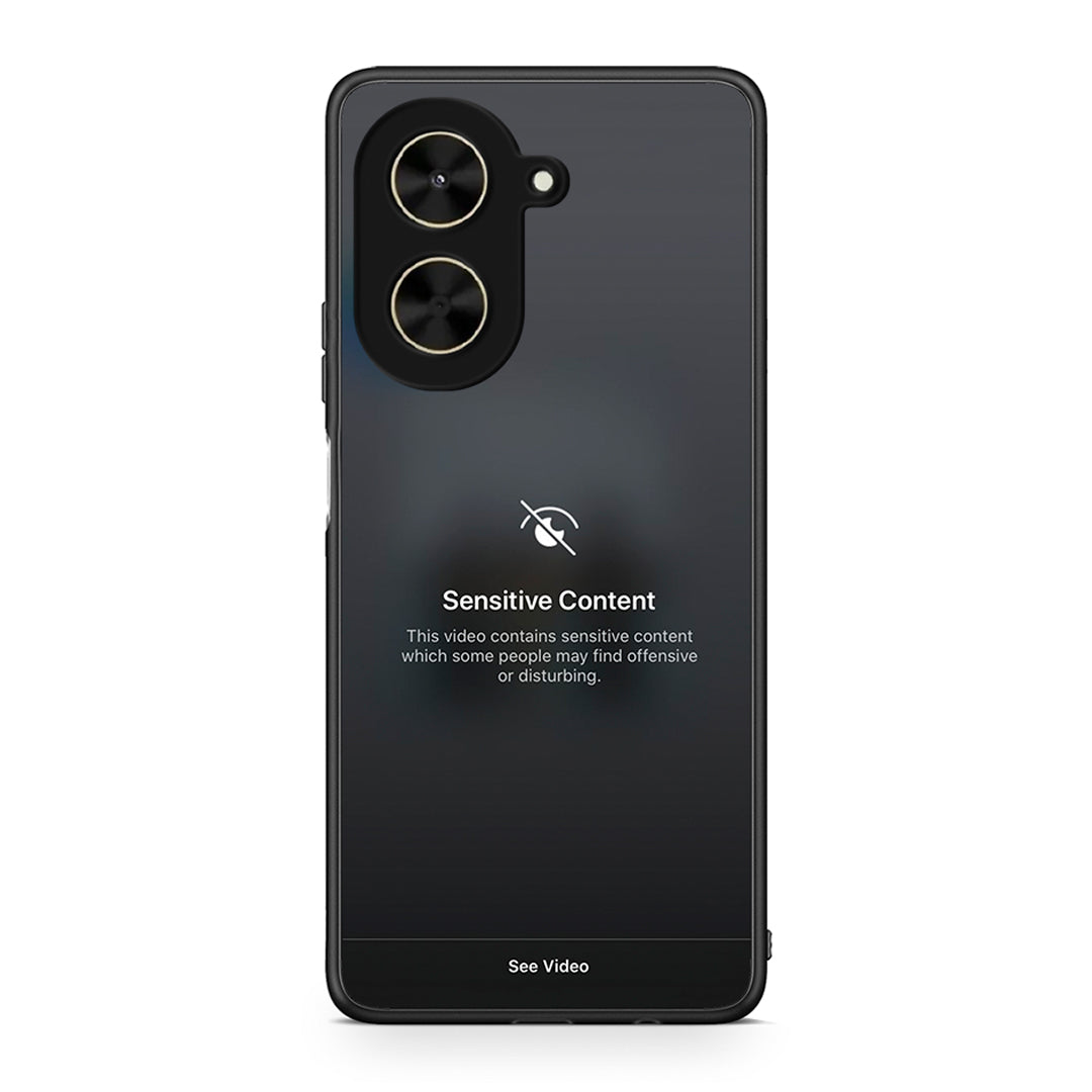 Xiaomi Poco C71 Sensitive Content θήκη από τη Smartfits με σχέδιο στο πίσω μέρος και μαύρο περίβλημα | Smartphone case with colorful back and black bezels by Smartfits