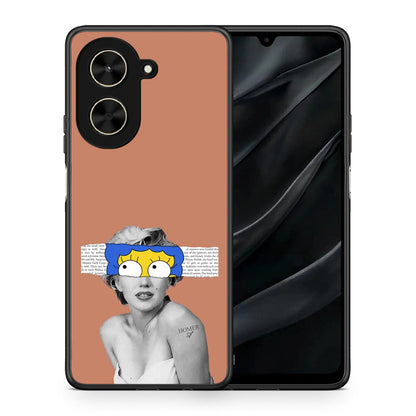 Θήκη Xiaomi Poco C71 Sim Merilyn από τη Smartfits με σχέδιο στο πίσω μέρος και μαύρο περίβλημα | Xiaomi Poco C71 Sim Merilyn case with colorful back and black bezels