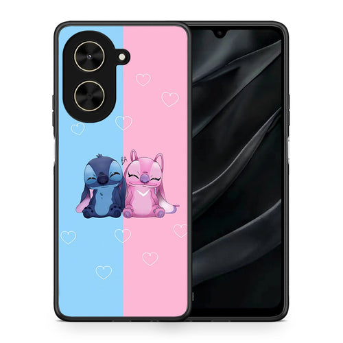 Θήκη Xiaomi Poco C71 Stitch And Angel από τη Smartfits με σχέδιο στο πίσω μέρος και μαύρο περίβλημα | Xiaomi Poco C71 Stitch And Angel case with colorful back and black bezels