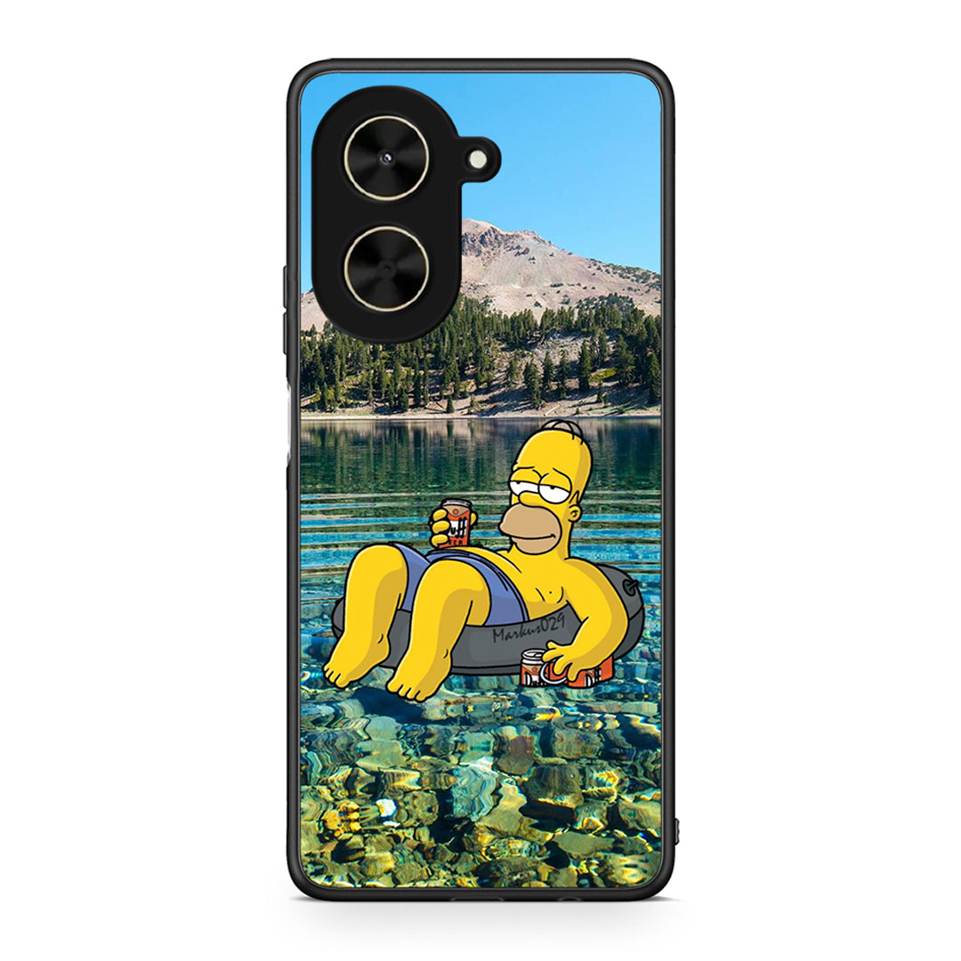 Xiaomi Poco C71 Summer Happiness Θήκη από τη Smartfits με σχέδιο στο πίσω μέρος και μαύρο περίβλημα | Smartphone case with colorful back and black bezels by Smartfits