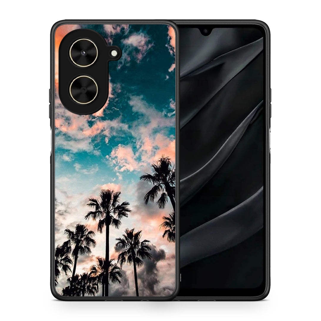Θήκη Xiaomi Poco C71 Sky Summer από τη Smartfits με σχέδιο στο πίσω μέρος και μαύρο περίβλημα | Xiaomi Poco C71 Sky Summer case with colorful back and black bezels