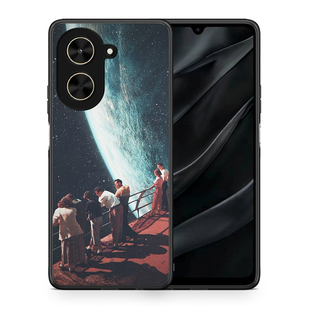 Θήκη Xiaomi Poco C71 Surreal View από τη Smartfits με σχέδιο στο πίσω μέρος και μαύρο περίβλημα | Xiaomi Poco C71 Surreal View case with colorful back and black bezels