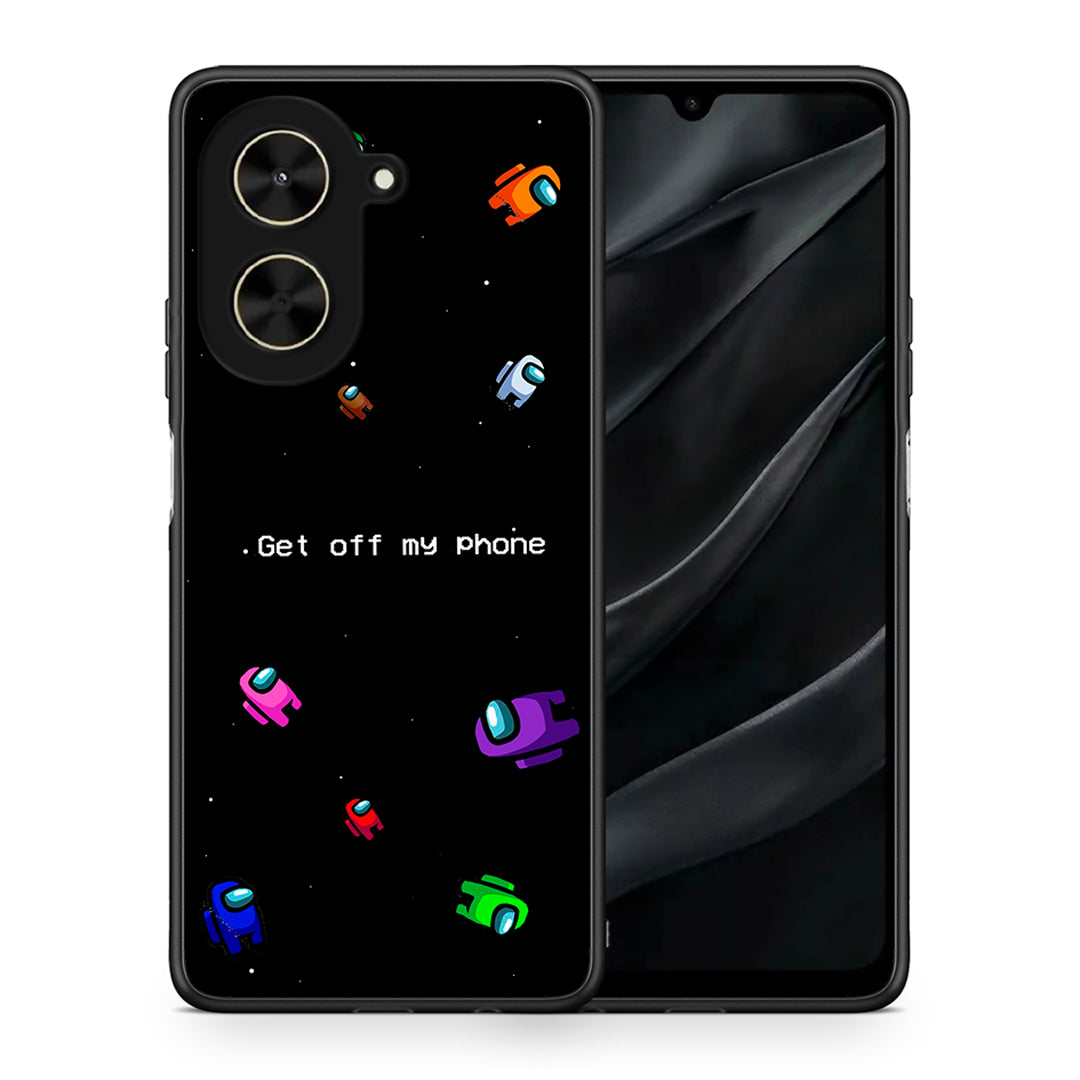 Θήκη Xiaomi Poco C71 AFK Text από τη Smartfits με σχέδιο στο πίσω μέρος και μαύρο περίβλημα | Xiaomi Poco C71 AFK Text case with colorful back and black bezels