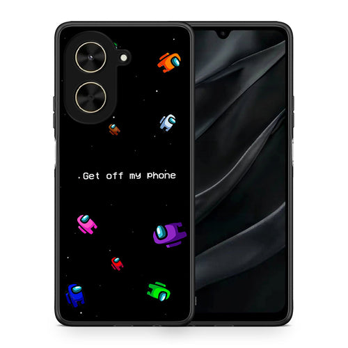 Θήκη Xiaomi Poco C71 AFK Text από τη Smartfits με σχέδιο στο πίσω μέρος και μαύρο περίβλημα | Xiaomi Poco C71 AFK Text case with colorful back and black bezels