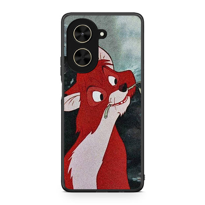 Xiaomi Poco C71 Tod And Vixey Love 1 θήκη από τη Smartfits με σχέδιο στο πίσω μέρος και μαύρο περίβλημα | Smartphone case with colorful back and black bezels by Smartfits